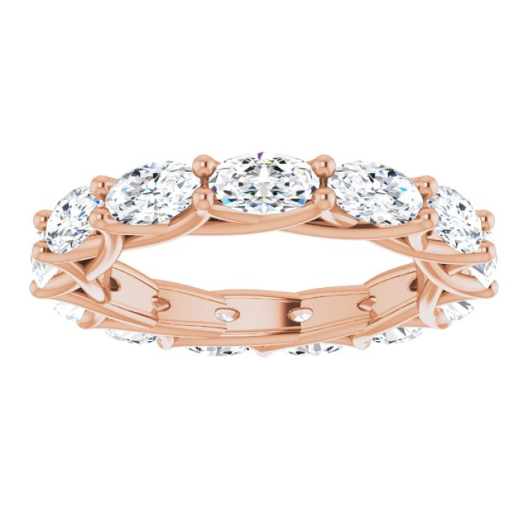 14K Rose Gold 3 1/4 CTW Lab-Grown Diamond Eternity Band