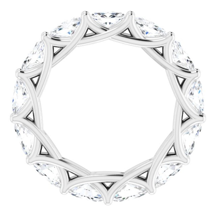 14K White Gold 3 1/4 CTW Lab-Grown Diamond Eternity Band