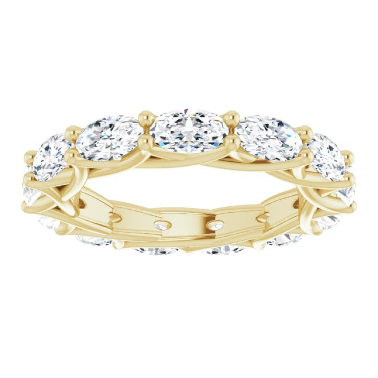 14K Yellow Gold 3 1/4 CTW Lab-Grown Diamond Eternity Band