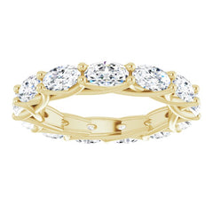 14K Yellow Gold 3 1/4 CTW Lab-Grown Diamond Eternity Band