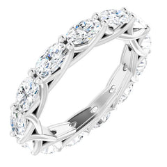 14K White Gold 3 1/4 CTW Lab-Grown Diamond Eternity Band