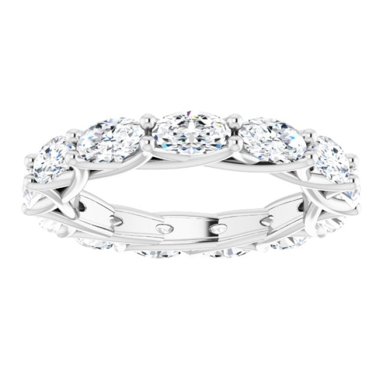 14K White Gold 3 1/4 CTW Lab-Grown Diamond Eternity Band