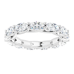 14K White Gold 3 1/4 CTW Lab-Grown Diamond Eternity Band