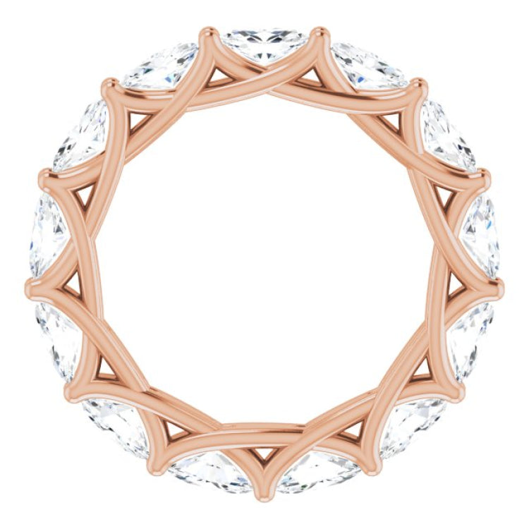 14K Rose Gold 3 1/4 CTW Lab-Grown Diamond Eternity Band