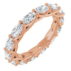 14K Rose Gold 3 1/2 CTW Lab-Grown Diamond Eternity Band