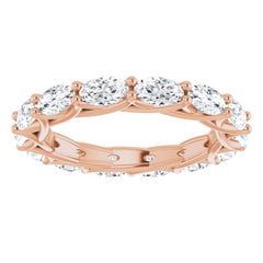 14K Rose Gold 3 1/2 CTW Lab-Grown Diamond Eternity Band