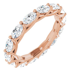 14K Rose Gold 3 1/2 CTW Lab-Grown Diamond Eternity Band