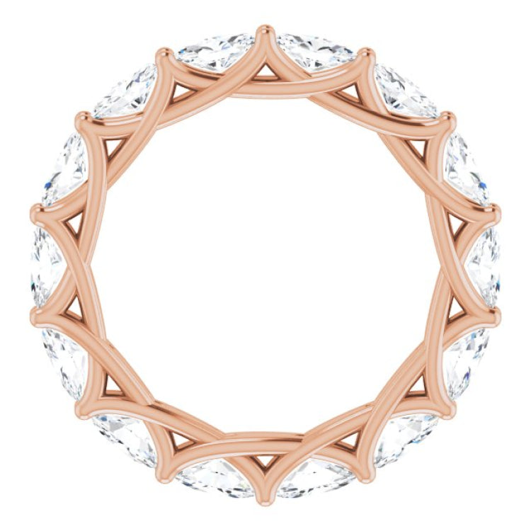 14K Rose Gold 3 1/2 CTW Lab-Grown Diamond Eternity Band