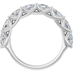 14K White Gold 2 CTW Lab-Grown Diamond Anniversary Band