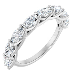 Platinum 2 CTW Lab-Grown Diamond Anniversary Band
