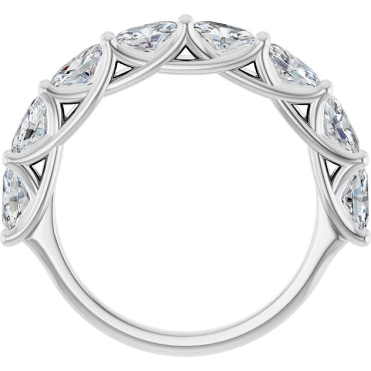 Platinum 2 CTW Lab-Grown Diamond Anniversary Band