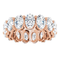 14K Rose Gold 5 1/2 CTW Natural Diamond Eternity Band