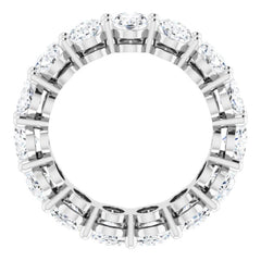 14K White Gold 5 1/2 CTW Natural Diamond Eternity Band