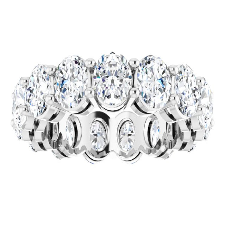 14K White Gold 5 1/2 CTW Natural Diamond Eternity Band