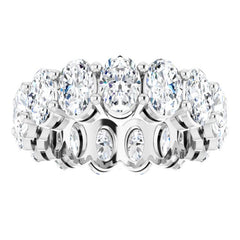 14K White Gold 5 1/2 CTW Natural Diamond Eternity Band