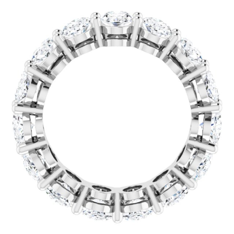Platinum 5 1/2 CTW Natural Diamond Eternity Band