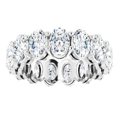 Platinum 5 1/2 CTW Natural Diamond Eternity Band