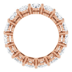 14K Rose Gold 5 1/2 CTW Natural Diamond Eternity Band
