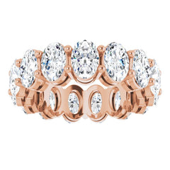 14K Rose Gold 5 1/2 CTW Natural Diamond Eternity Band