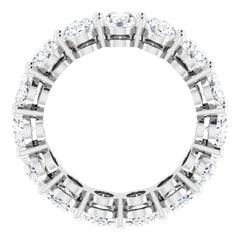 Platinum 5 1/2 CTW Natural Diamond Eternity Band