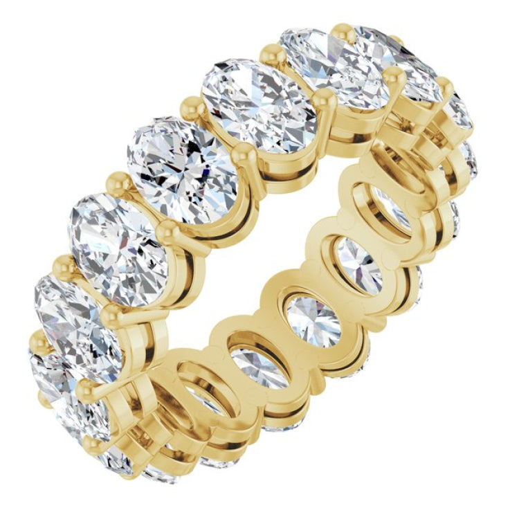14K Yellow Gold 5 9/10 CTW Natural Diamond Eternity Band