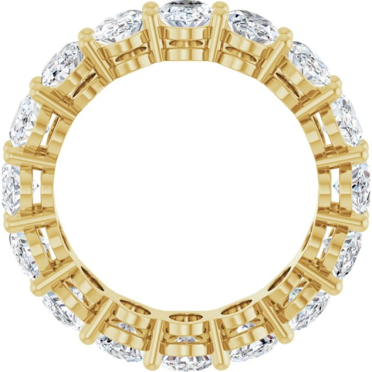 14K Yellow Gold 5 9/10 CTW Natural Diamond Eternity Band