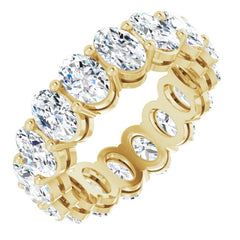 14K Yellow Gold 5 9/10 CTW Natural Diamond Eternity Band