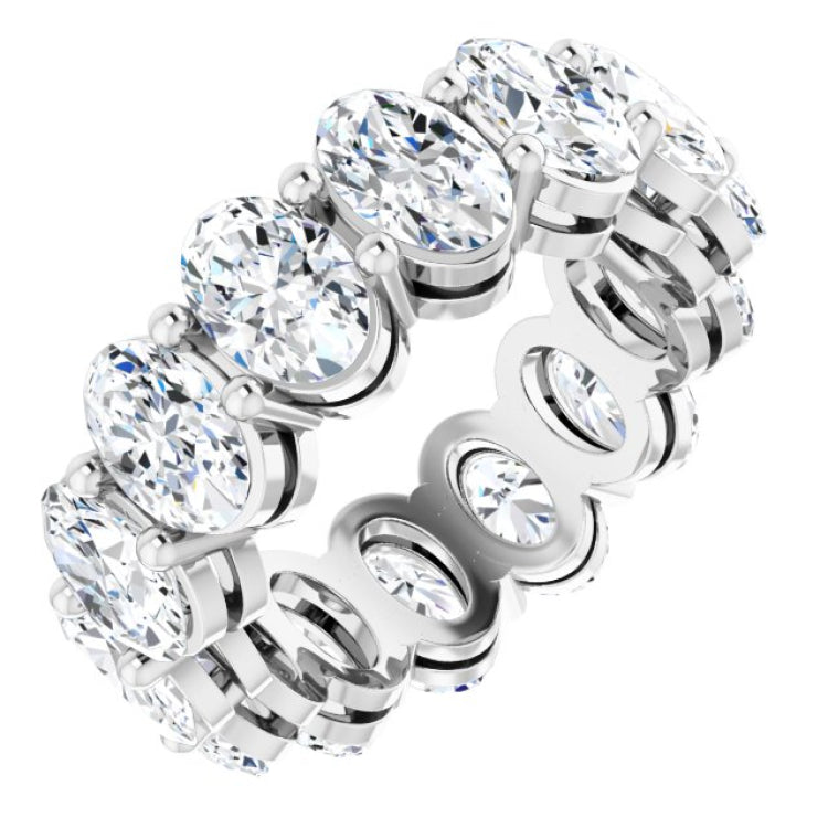 Platinum 4 3/4 CTW Natural Diamond Eternity Band