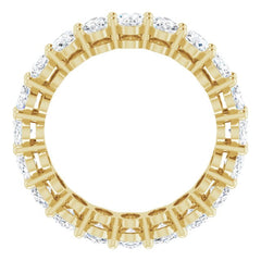 14K Yellow Gold 5 CTW Natural Diamond Eternity Band