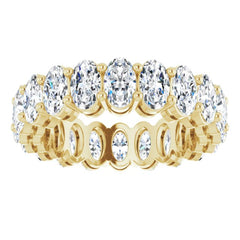 14K Yellow Gold 5 CTW Natural Diamond Eternity Band