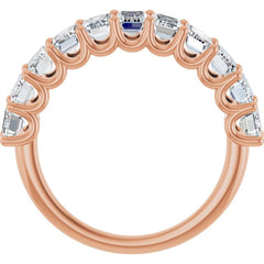 14K Rose Gold 3 7/8 CTW Natural Diamond Annniversary Band