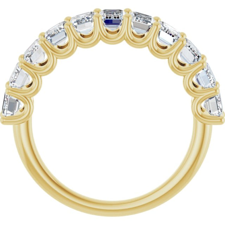 14K Yellow Gold 3 7/8 CTW Natural Diamond Annniversary Band