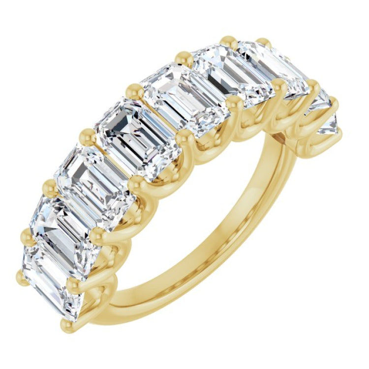 14K Yellow Gold 5 3/8 CTW Natural Diamond Annniversary Band