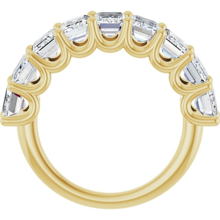 14K Yellow Gold 5 3/8 CTW Natural Diamond Annniversary Band