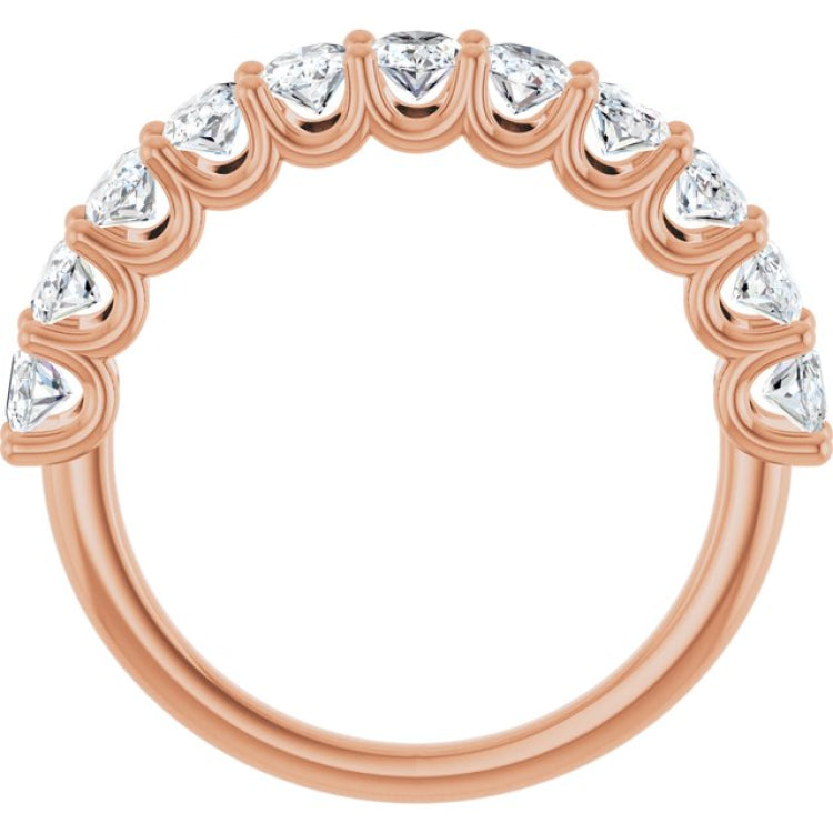 14K Rose Gold 2 3/4 CTW Natural Diamond Annniversary Band