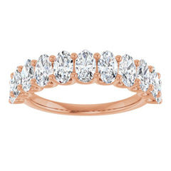 14K Rose Gold 2 3/4 CTW Natural Diamond Annniversary Band