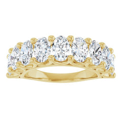 14K Yellow Gold 3 1/3 CTW Natural Diamond Annniversary Band