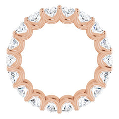 14K Rose Gold 6 5/8 CTW Natural Diamond Eternity Band