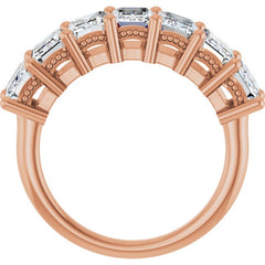 14K Rose Gold 4 1/5 CTW Natural Diamond Anniversary Band