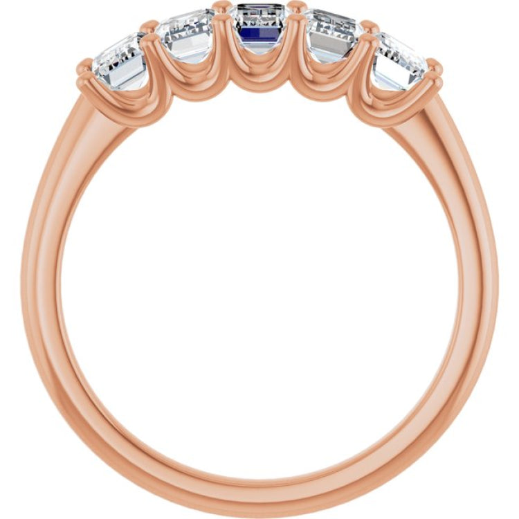 14K Rose Gold 1 3/4 CTW Natural Diamond Anniversary Band