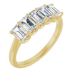 14K Yellow Gold 1 3/4 CTW Natural Diamond Anniversary Band