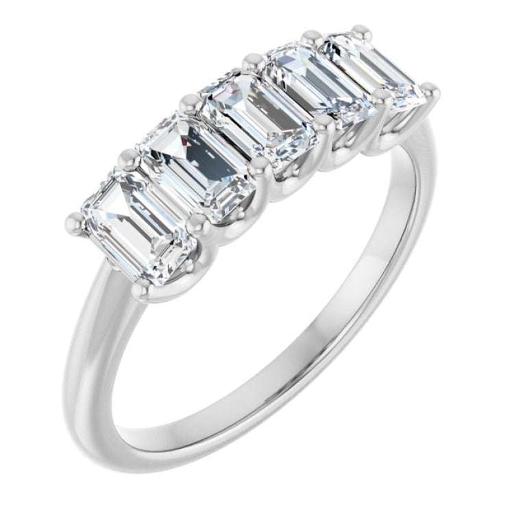 Platinum 1 3/4 CTW Natural Diamond Anniversary Band