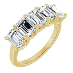 14K Yellow Gold 3 CTW Natural Diamond Anniversary Band
