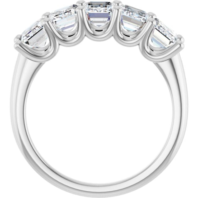 Platinum 3 CTW Natural Diamond Anniversary Band