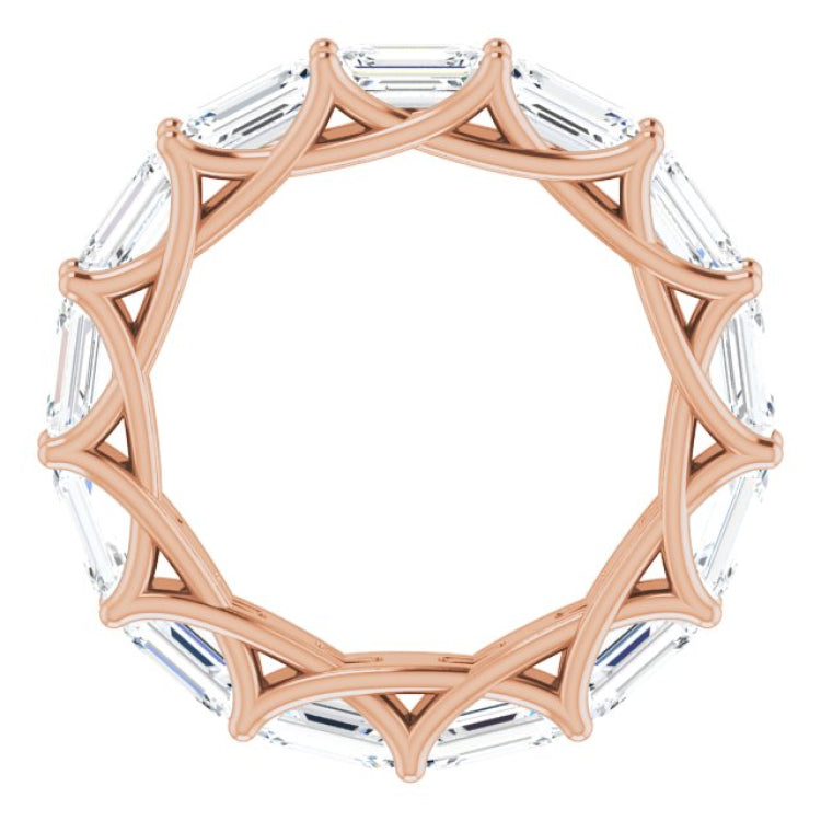 14K Rose Gold 4 1/2 CTW Natural Diamond Eternity Band