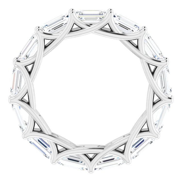 14K White Gold 4 1/2 CTW Natural Diamond Eternity Band