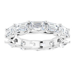 14K White Gold 4 1/2 CTW Natural Diamond Eternity Band