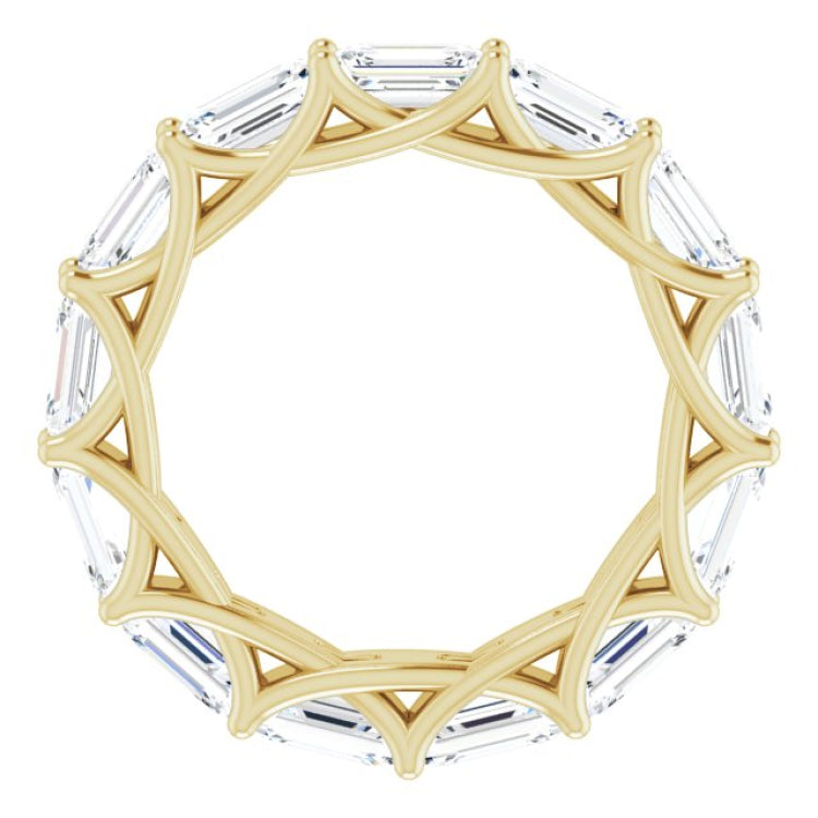 14K Yellow Gold 4 1/2 CTW Natural Diamond Eternity Band