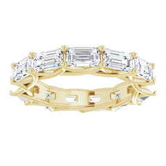 14K Yellow Gold 4 1/2 CTW Natural Diamond Eternity Band