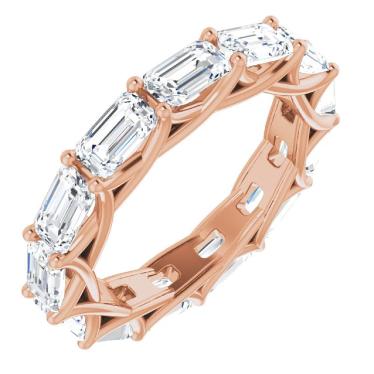 14K Rose Gold 4 1/2 CTW Natural Diamond Eternity Band